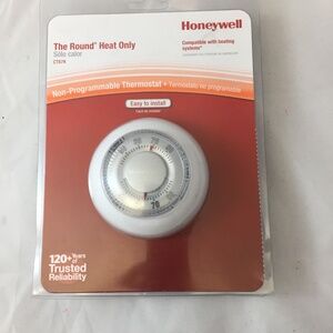 Honeywell Round Thermostat Non Programmable White